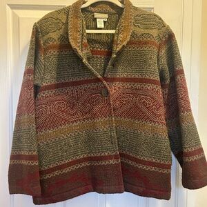 Coldwater Creek Earthy Tones Jacket